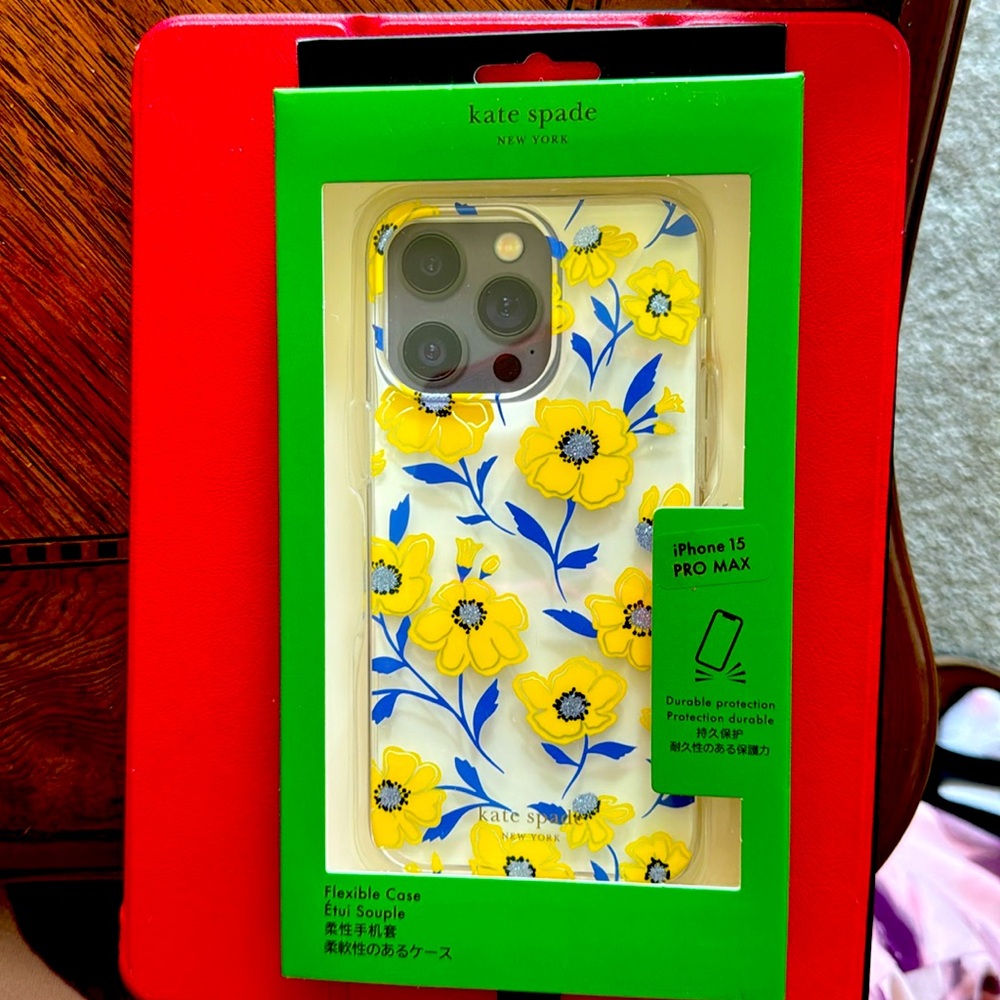 Kate Spade iPhone 15 Pro Max flexible case